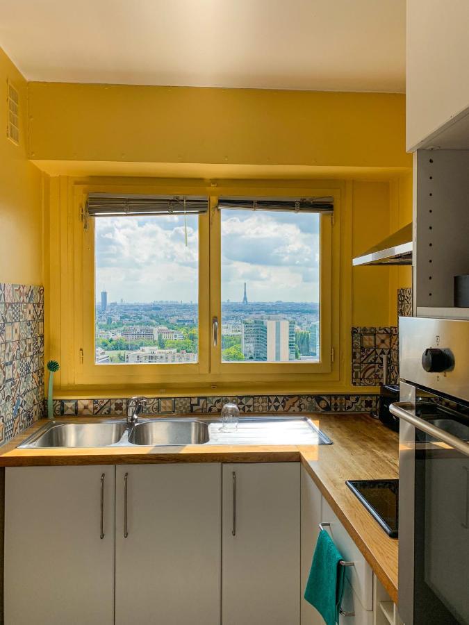 Vue Panoramique Sur Paris : Sublime Appartement Au Centre De Курбевуа Экстерьер фото
