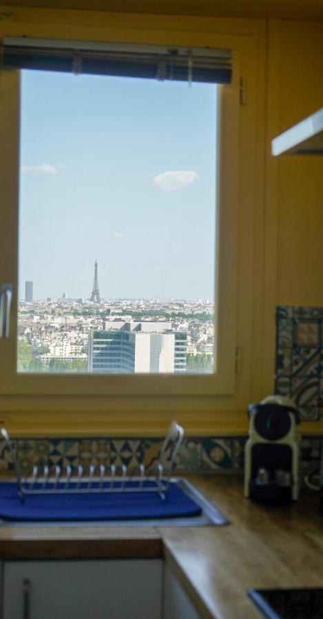 Vue Panoramique Sur Paris : Sublime Appartement Au Centre De Курбевуа Экстерьер фото