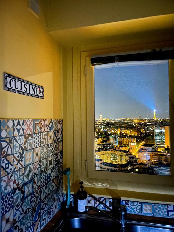 Vue Panoramique Sur Paris : Sublime Appartement Au Centre De Курбевуа Экстерьер фото